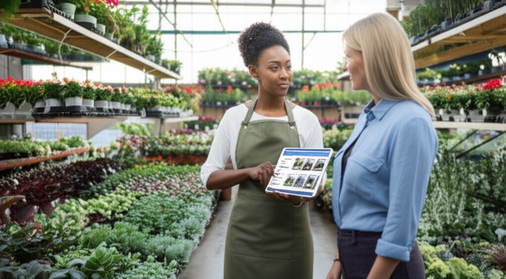 GreenThumb Garden Center automated inventory system
